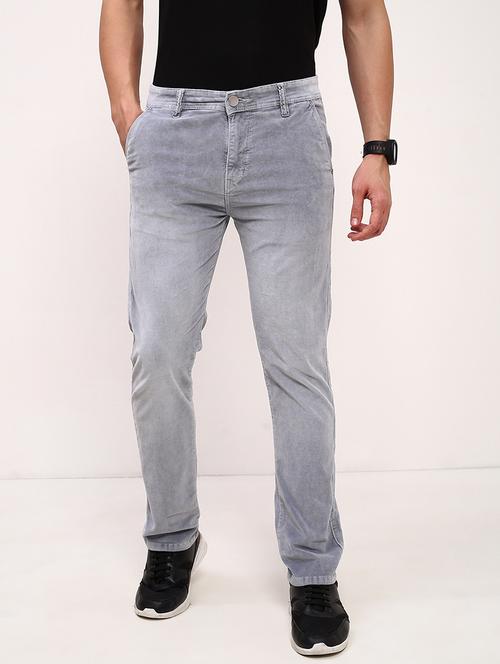 men grey low rise full length jean - 21696155 -  Standard Image - 0