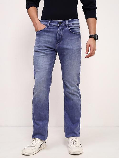 men blue low rise full length jean - 21696161 - Standard Image - 0