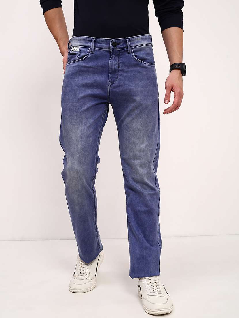 men blue low rise full length jean - 21696166 -  Zoom Image - 0