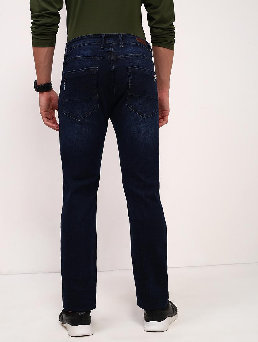 men navy blue low rise full length jean - 21696171 - Standard Image - 3