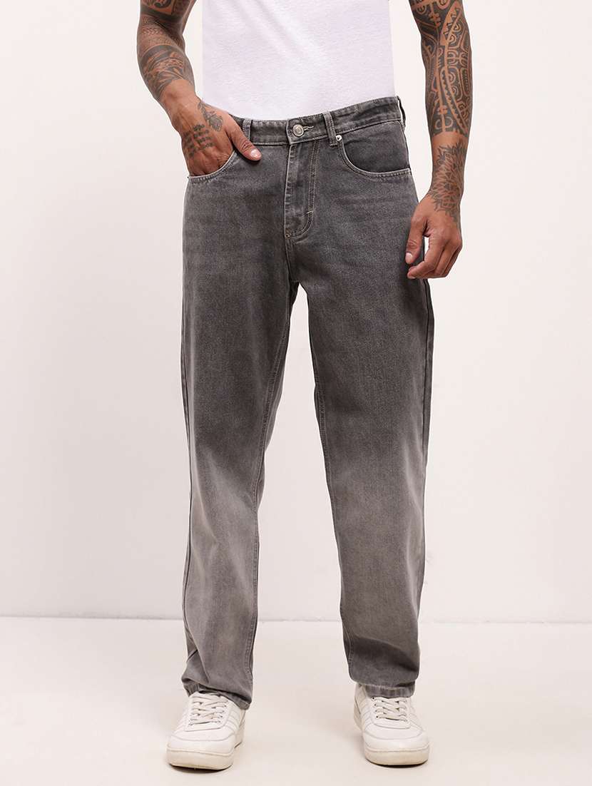 men grey low rise full length jean - 21696172 -  Zoom Image - 0