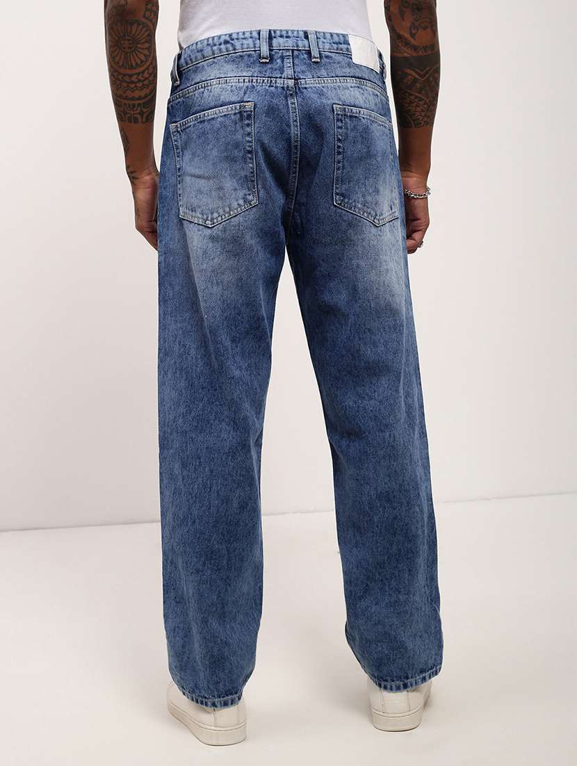 men blue low rise full length jean - 21696175 -  Standard Image - 3
