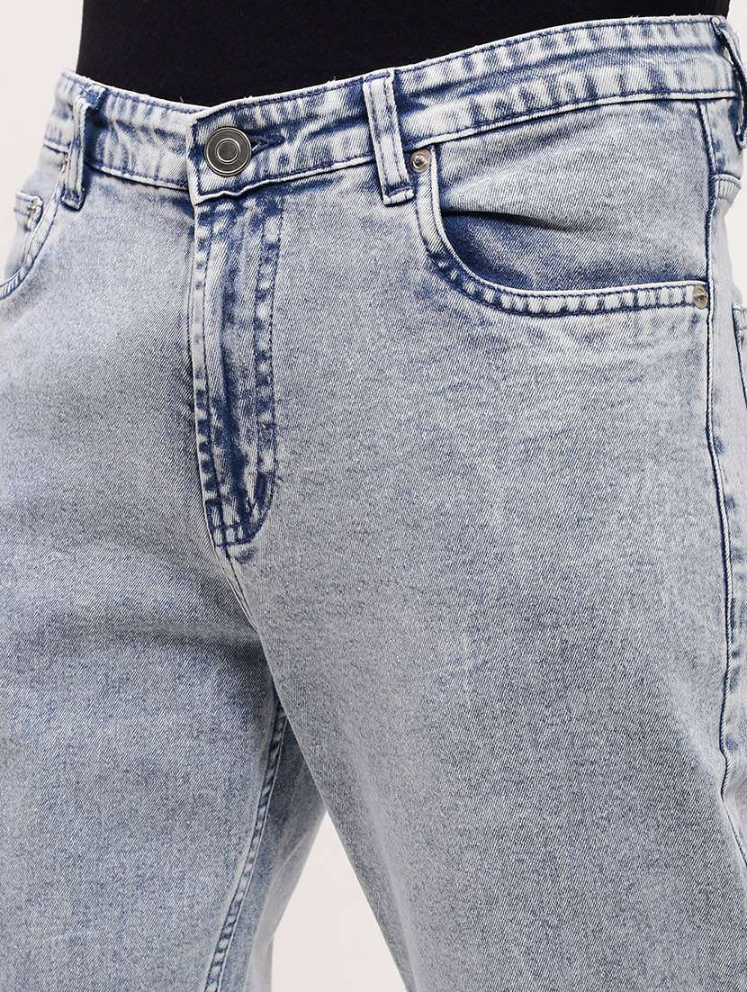men light blue low rise full length jean - 21696176 -  Standard Image - 5