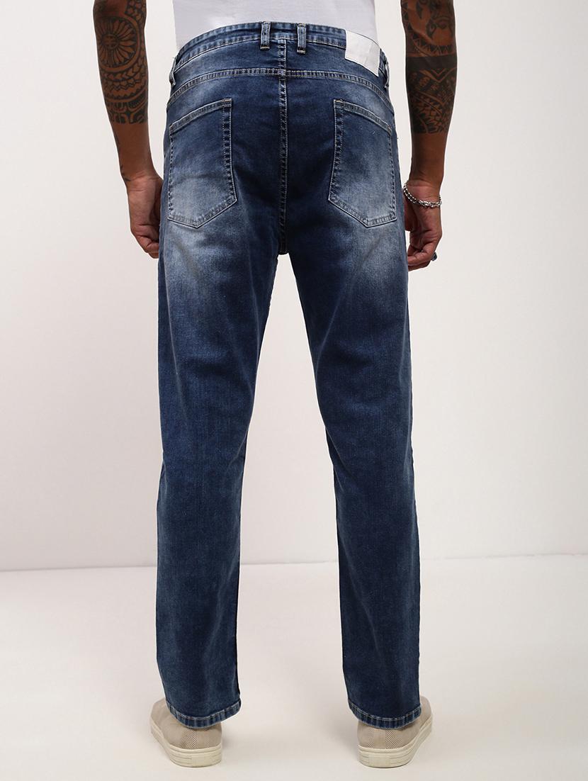 men blue low rise full length jean - 21696177 - Standard Image - 3