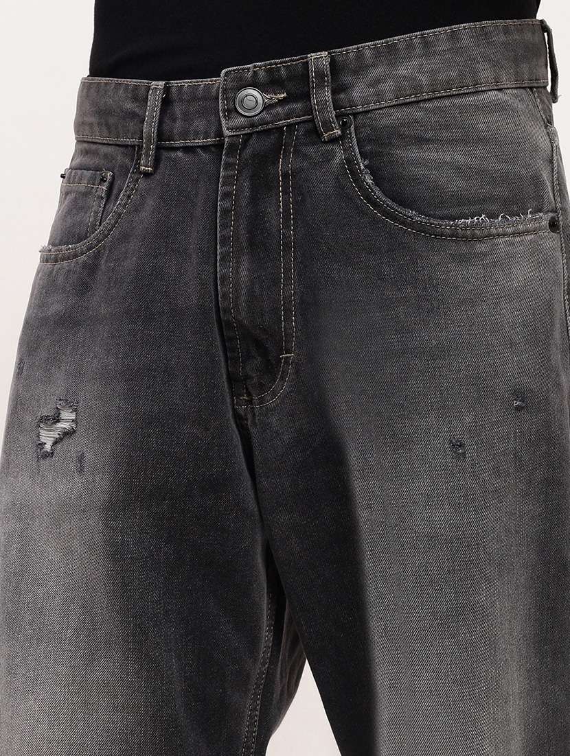 men grey low rise full length jean - 21696180 - Standard Image - 5