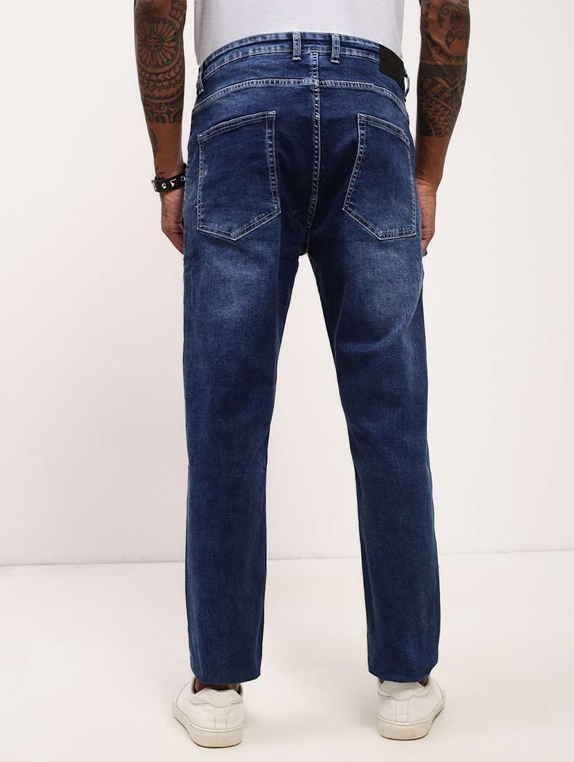 men blue low rise full length jean - 21696181 -  Standard Image - 3