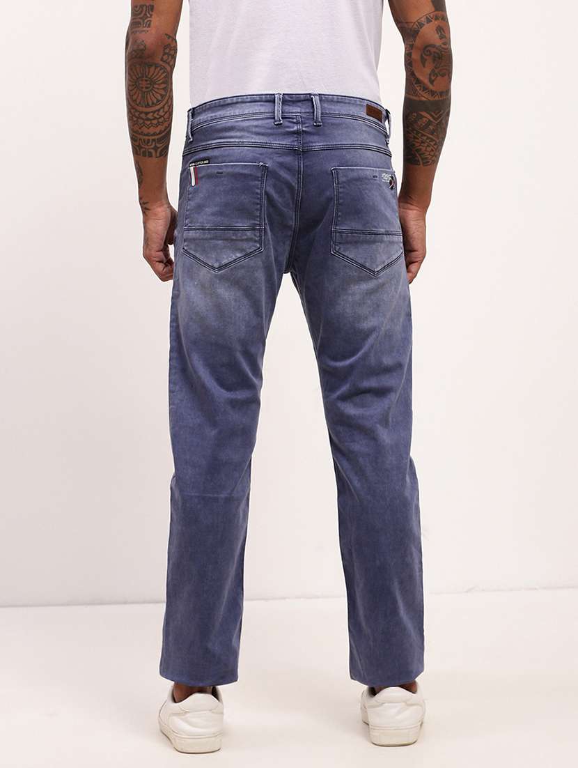 men blue low rise full length jean - 21696182 -  Standard Image - 3