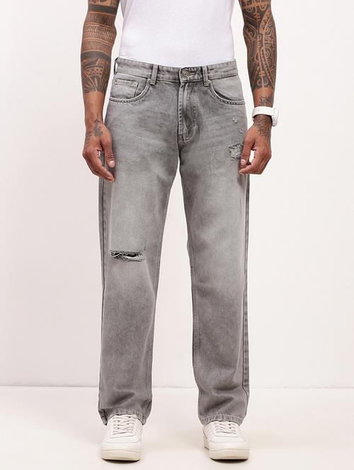 men grey low rise full length jean - 21696183 -  Standard Image - 0