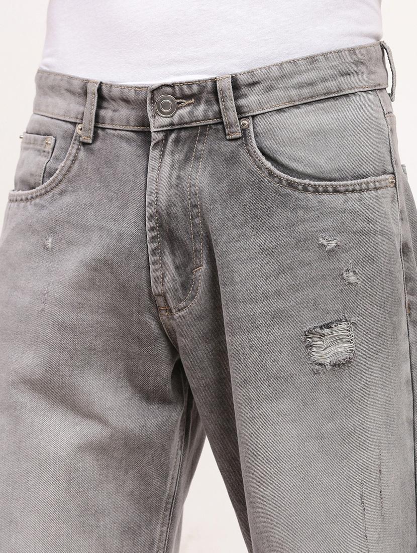 men grey low rise full length jean - 21696183 - Standard Image - 5