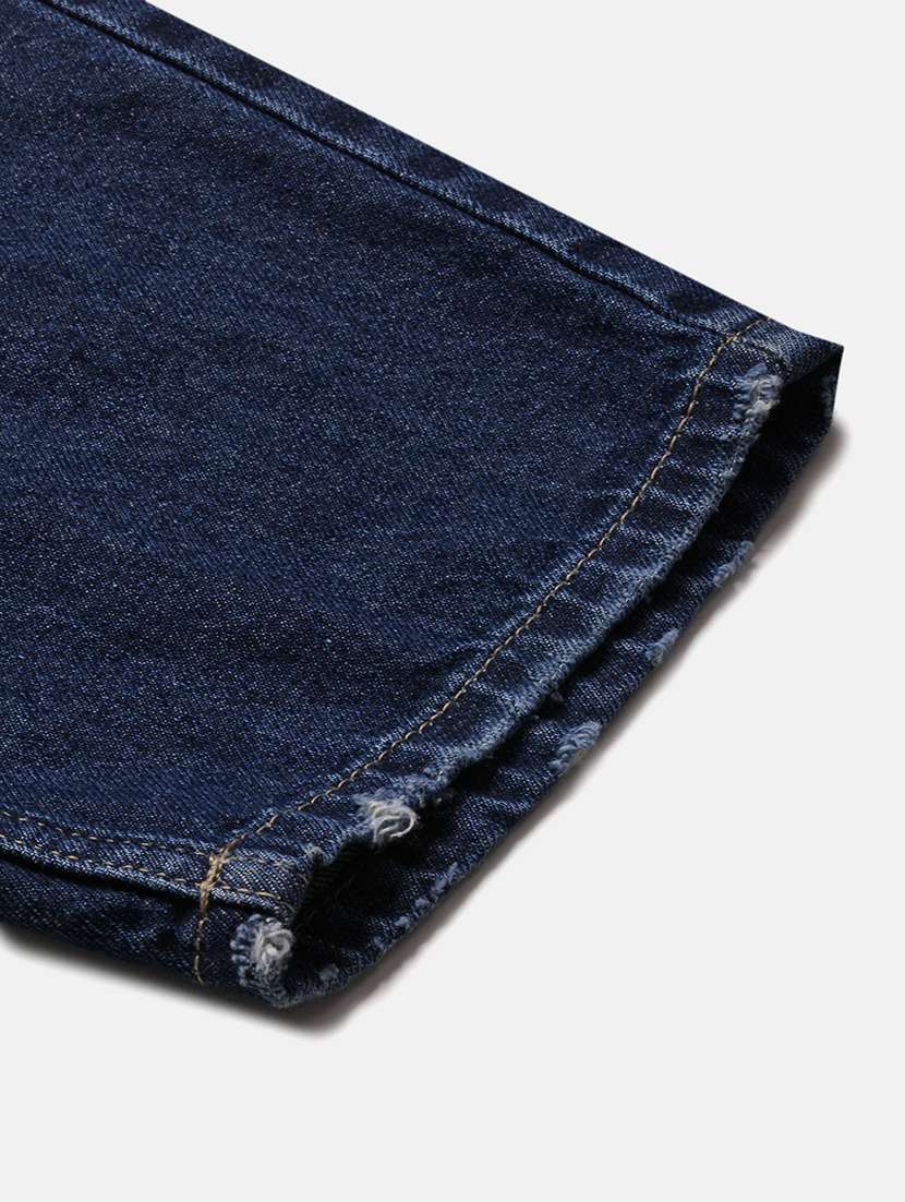 men navy blue low rise full length jean - 21696186 -  Standard Image - 8