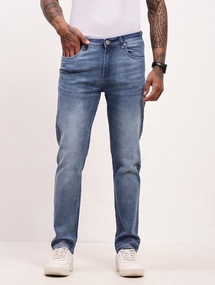 men blue low rise full length jean - 21696192 -  Zoom Image - 0