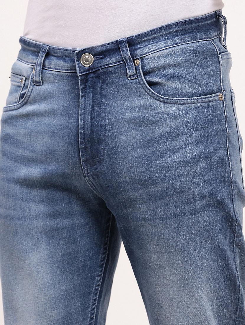 men blue low rise full length jean - 21696192 - Standard Image - 5