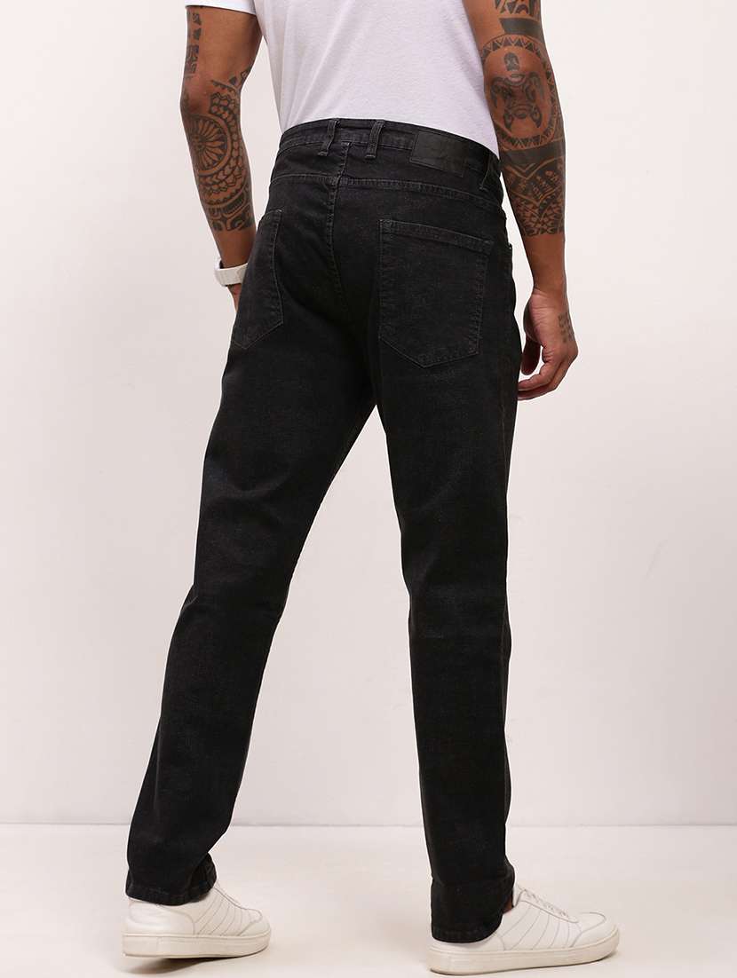 men charcoal low rise full length jean - 21696195 -  Standard Image - 3
