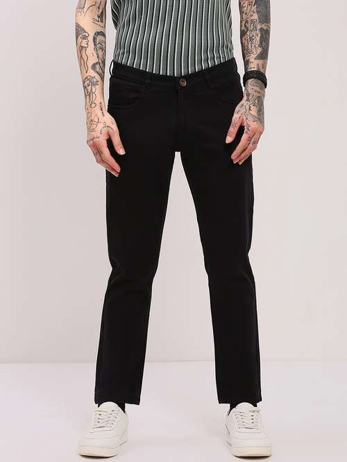men black low rise full length jean - 21696198 -  Standard Image - 0