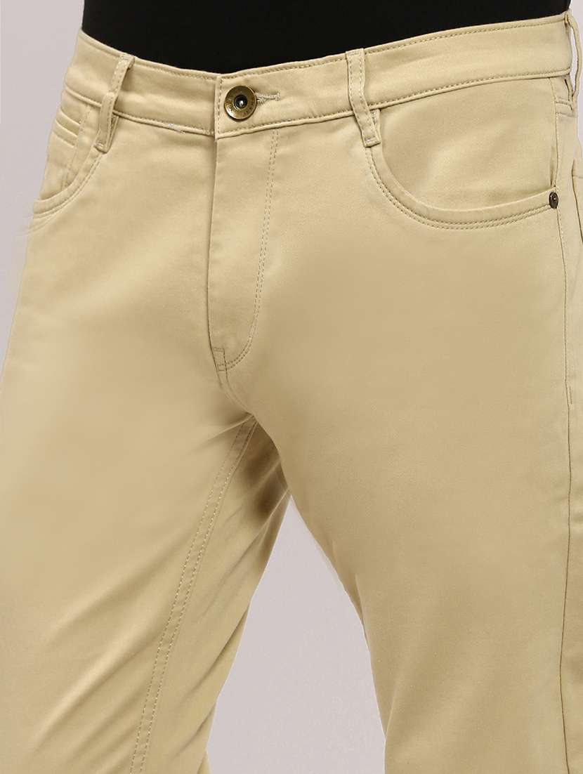 men khaki low rise full length jean - 21696203 - Standard Image - 5