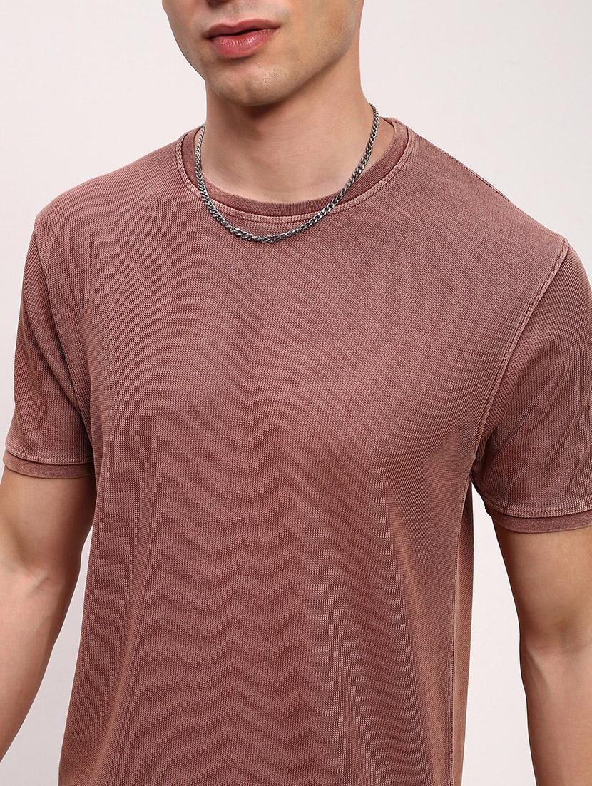 men solid short sleeve slim fit t-shirt - 21696223 - Standard Image - 5
