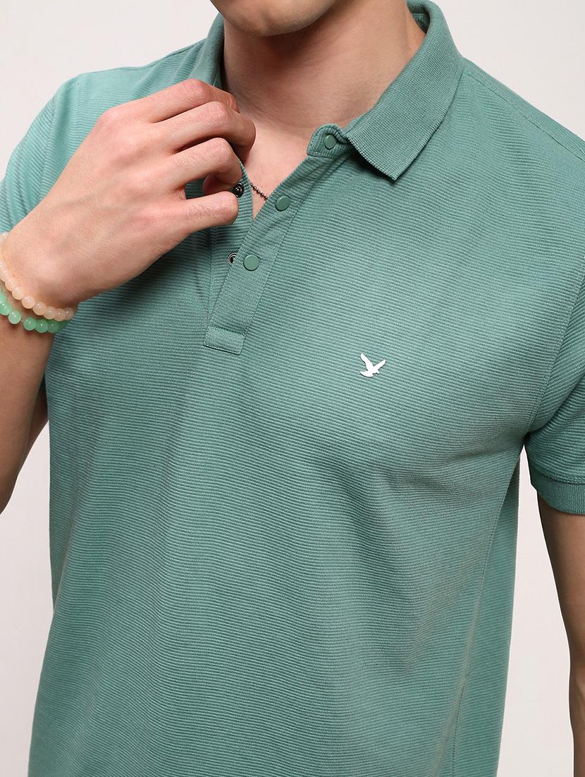 men solid short sleeve polo t-shirt - 21696269 - Standard Image - 5