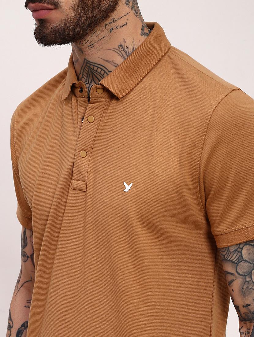 men solid short sleeve polo t-shirt - 21696270 - Standard Image - 5