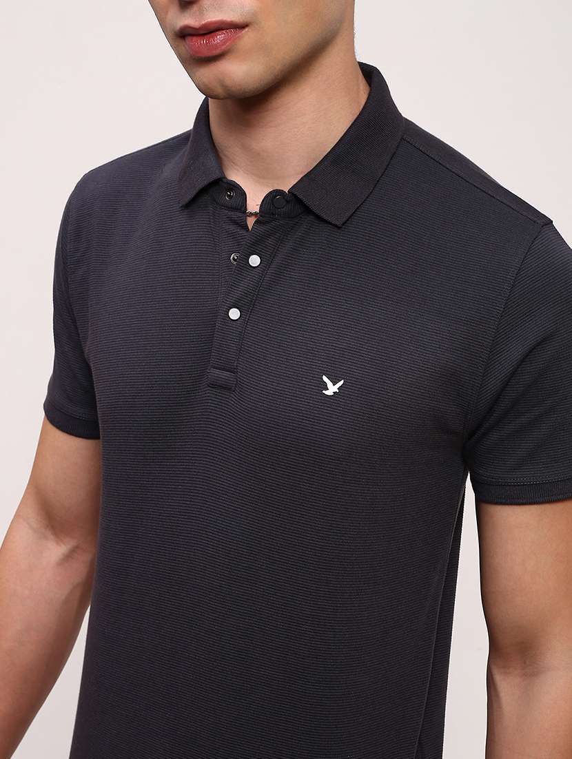 men solid short sleeve polo t-shirt - 21696272 -  Standard Image - 5