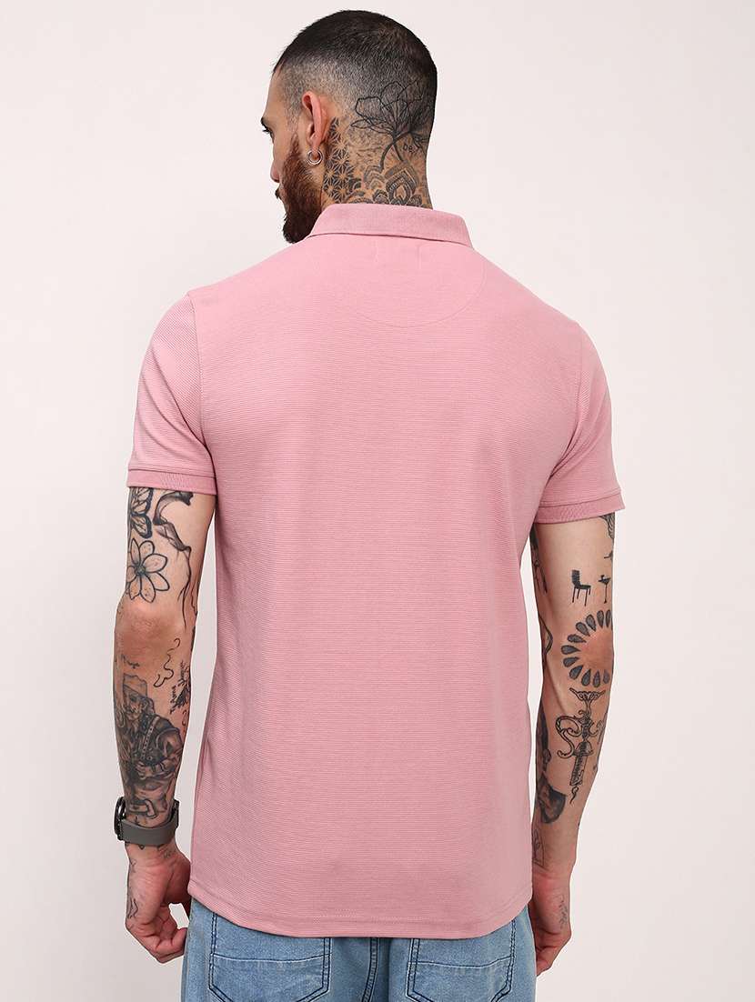 men solid short sleeve polo t-shirt - 21696273 - Standard Image - 3