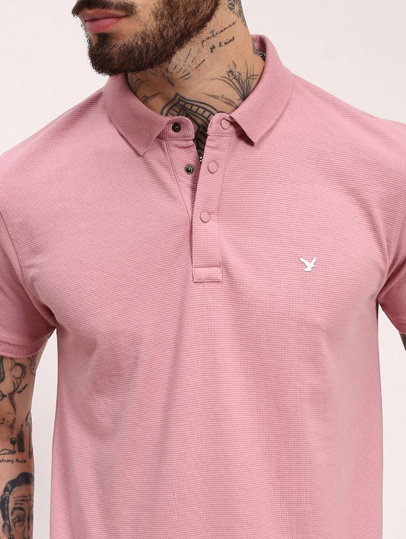 men solid short sleeve polo t-shirt - 21696273 - Standard Image - 5