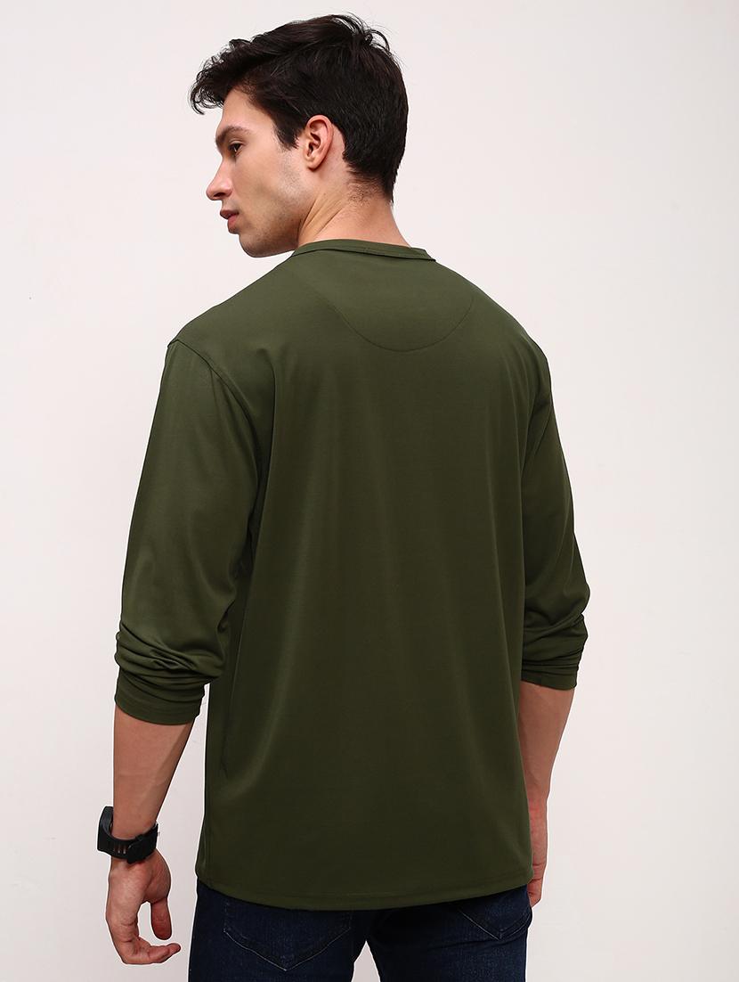 men solid long sleeve regular fit t-shirt - 21696275 - Standard Image - 3