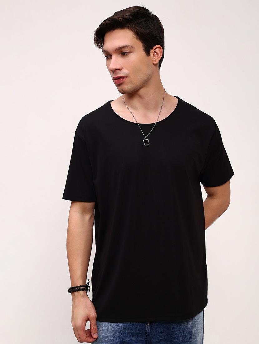 men solid short sleeve regular fit t-shirt - 21696277 -  Zoom Image - 0