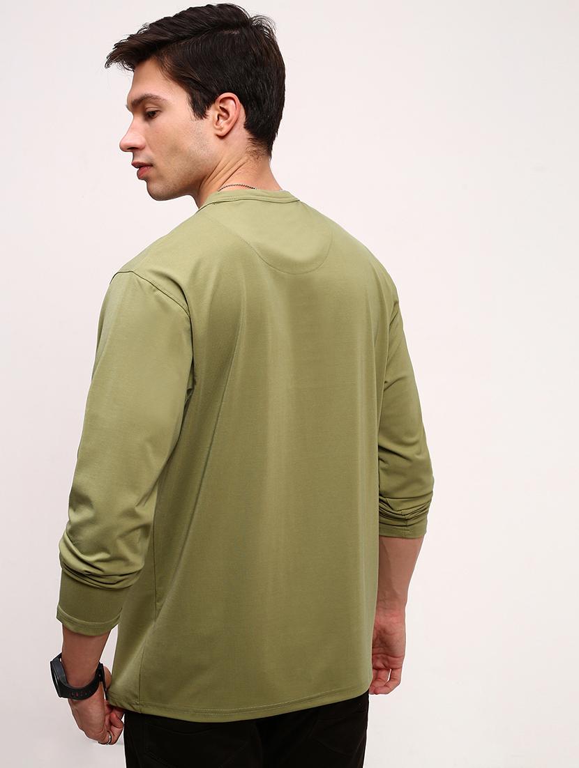 men solid long sleeve regular fit t-shirt - 21696279 - Standard Image - 3