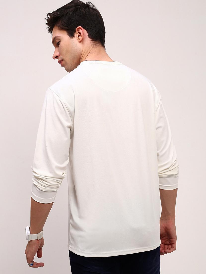 men solid long sleeve regular fit t-shirt - 21696281 - Standard Image - 3