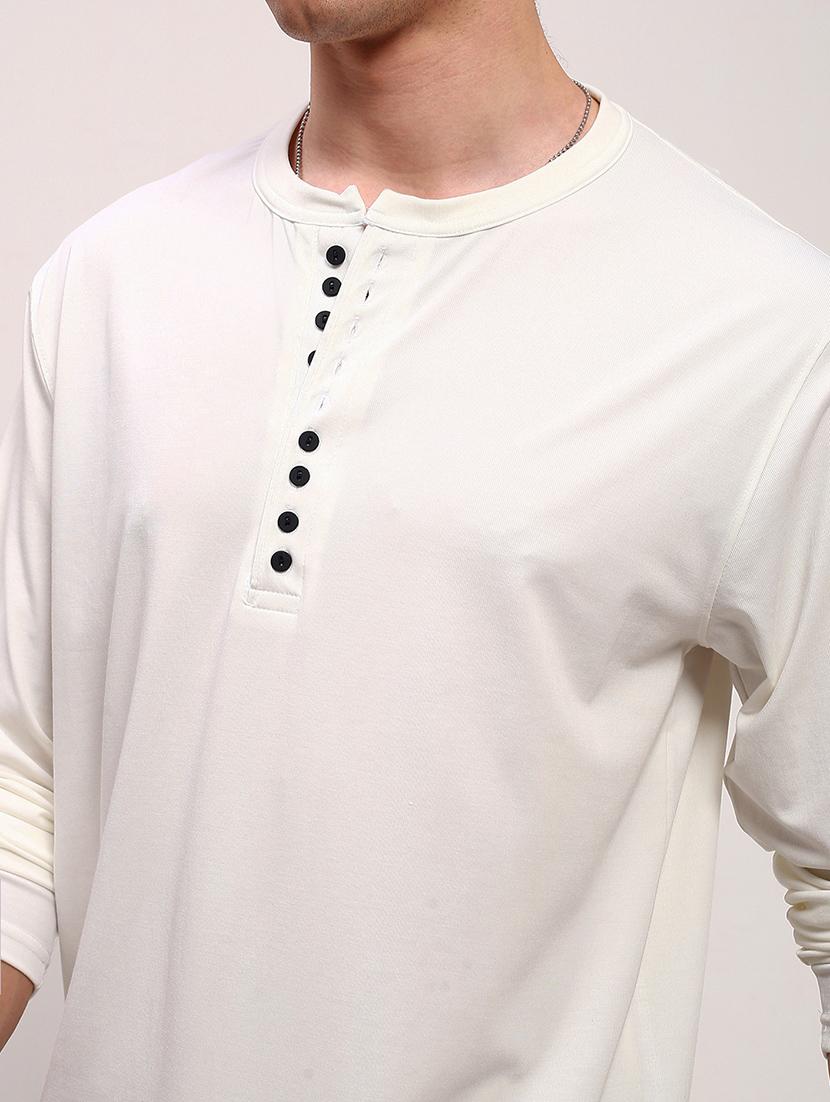 men solid long sleeve regular fit t-shirt - 21696281 - Standard Image - 5