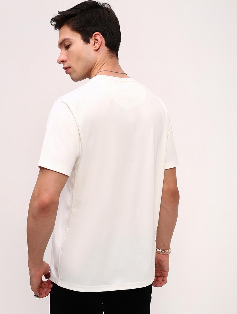 men solid short sleeve regular fit t-shirt - 21696282 - Standard Image - 3