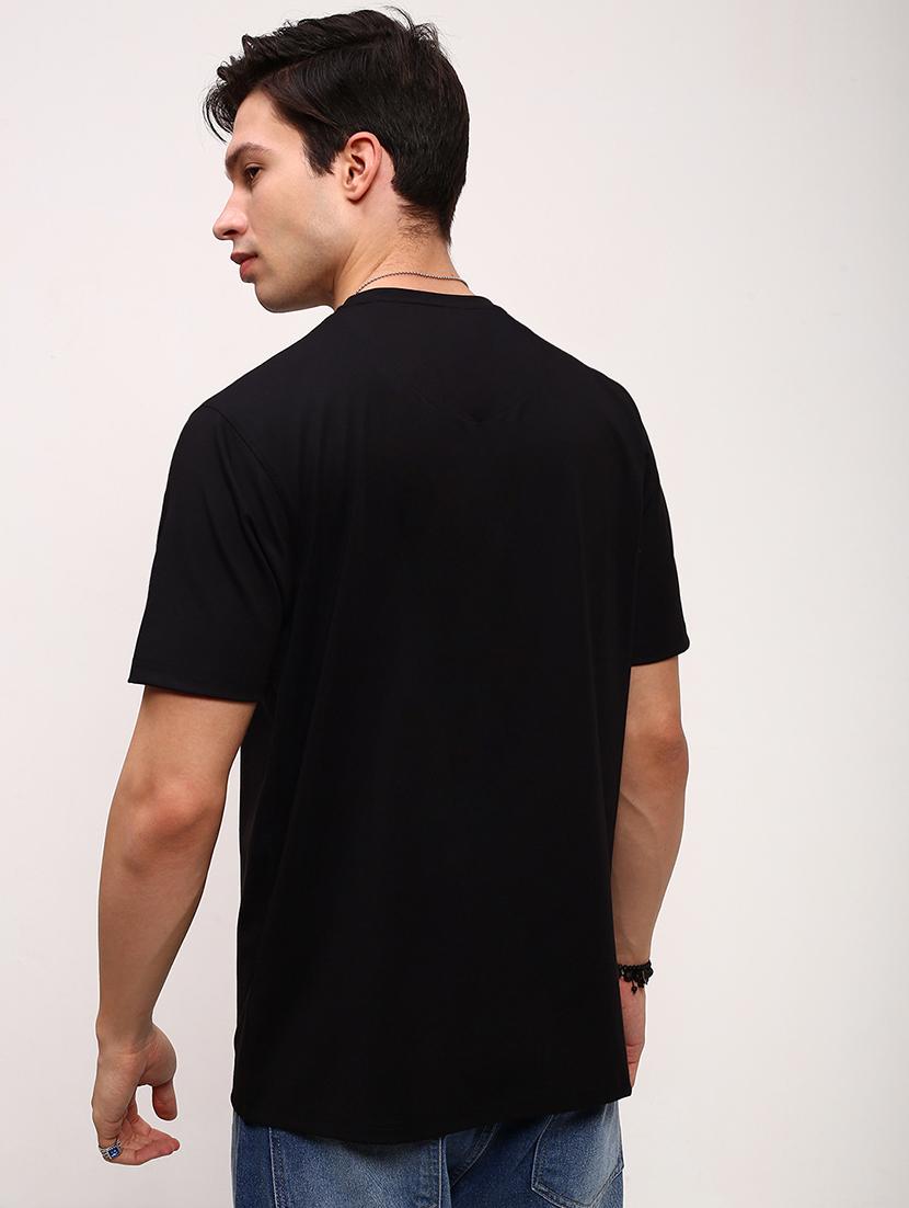 men solid short sleeve regular fit t-shirt - 21696283 - Standard Image - 3
