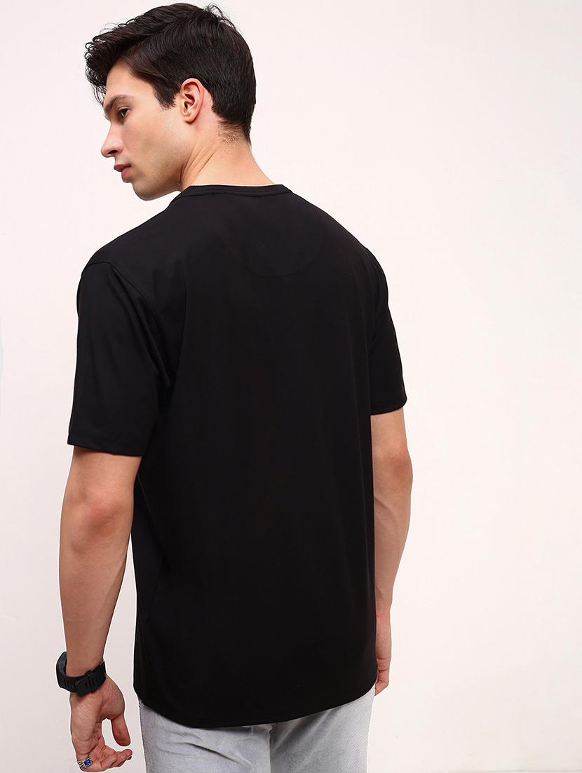men solid short sleeve regular fit t-shirt - 21696285 - Standard Image - 3