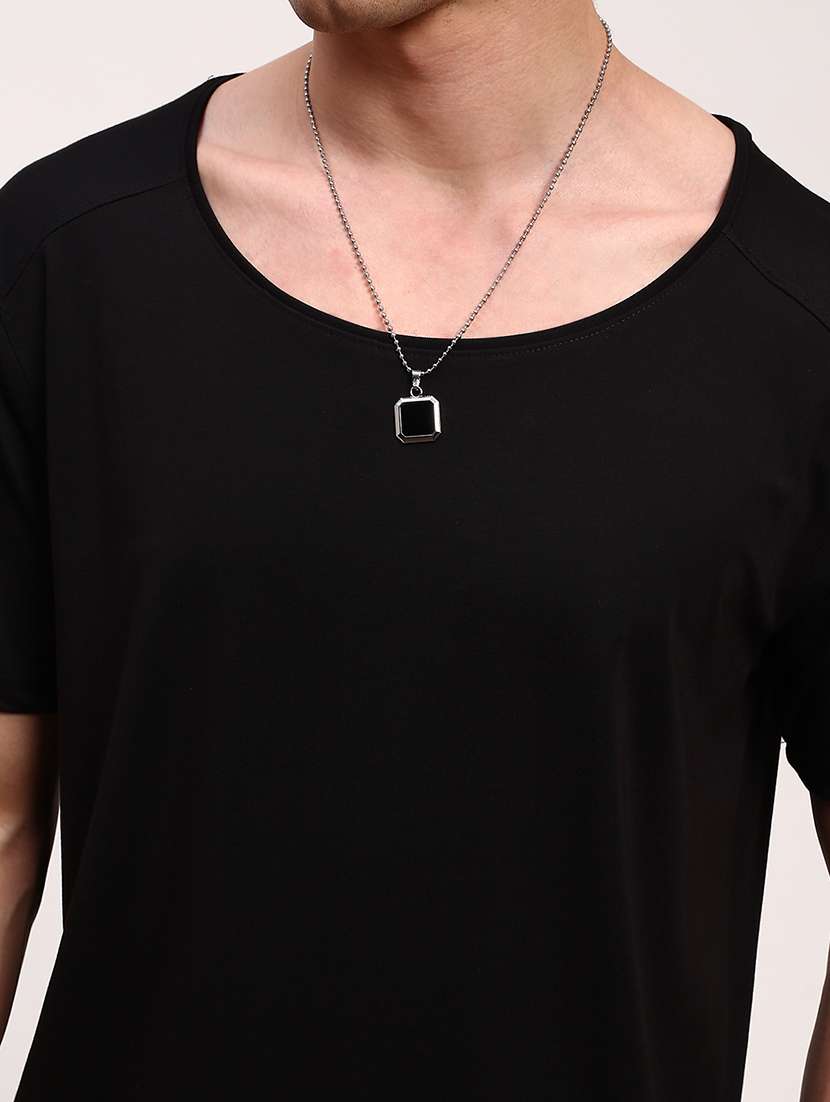 men solid short sleeve regualr fit t-shirt - 21696291 -  Standard Image - 5