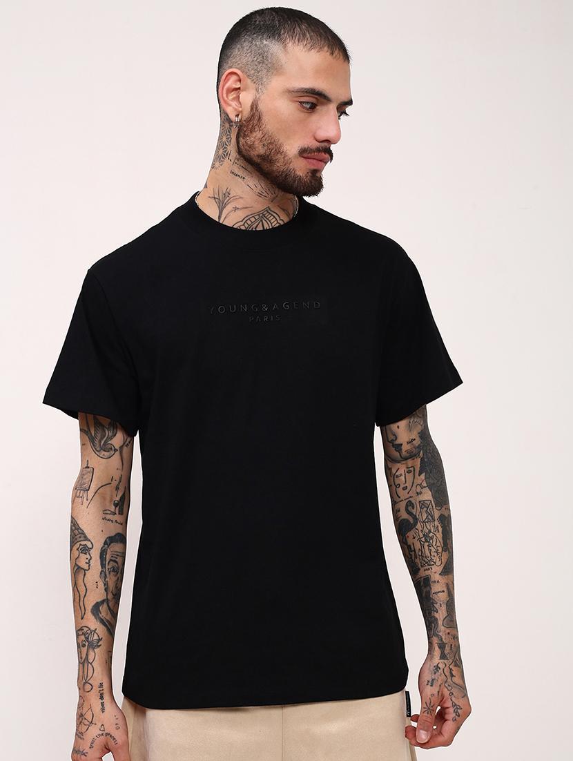 men solid short sleeve regular fit t-shirt - 21696293 - Zoom Image - 0
