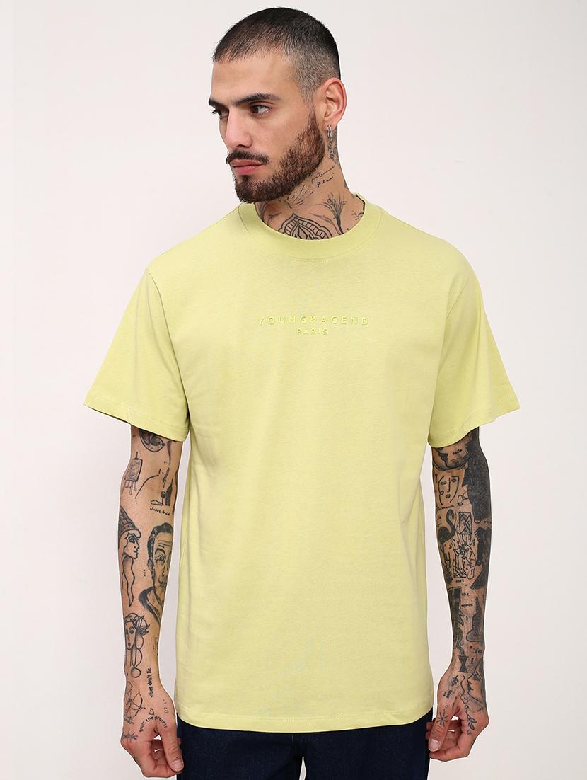 men solid short sleeve regular fit t-shirt - 21696296 - Zoom Image - 0
