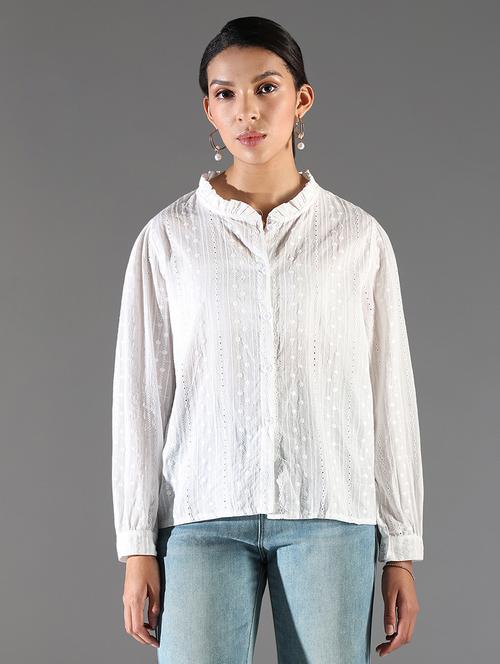 women white long sleeve regular shirt - 21696519 -  Standard Image - 0