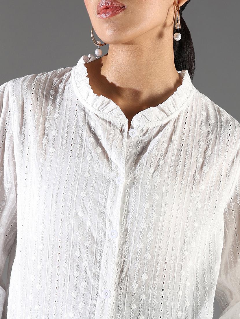 women white long sleeve regular shirt - 21696519 - Standard Image - 5