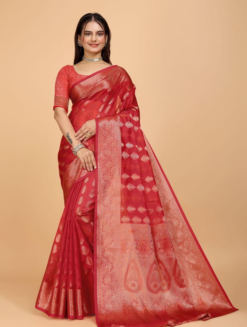 women self design banarasi saree - 21696574 -  Zoom Image - 0