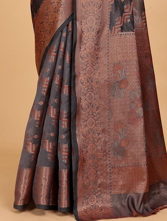 women self design banarasi saree - 21696577 - Standard Image - 3