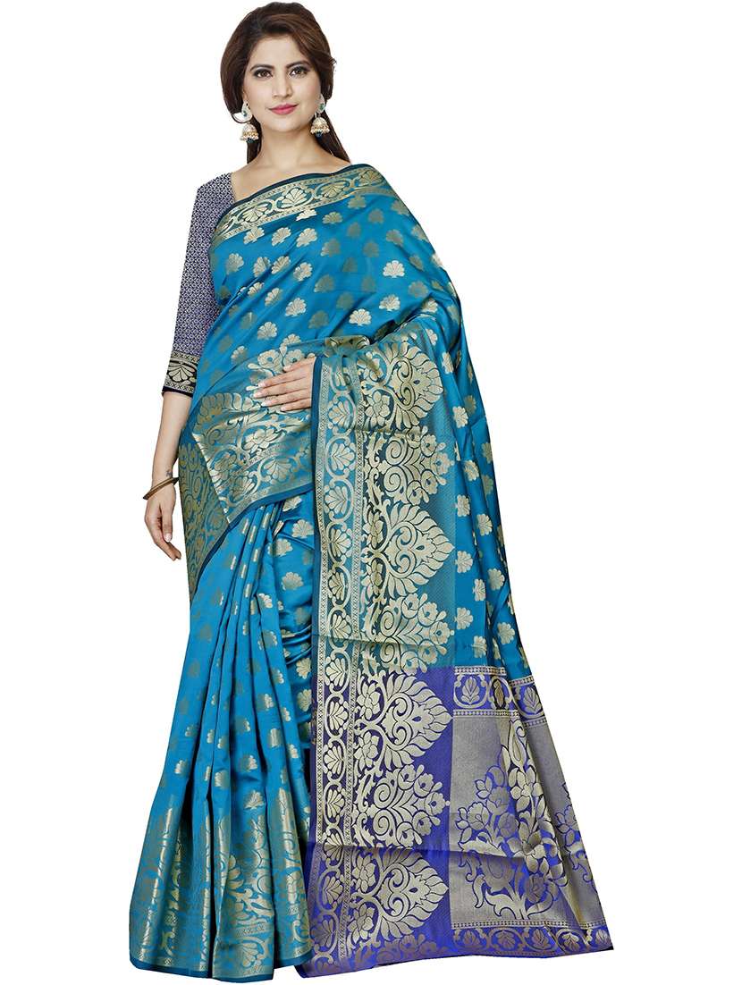 women self design banarasi saree