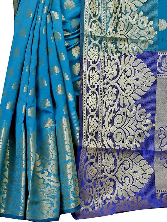 women self design banarasi saree - 21696606 -  Standard Image - 3