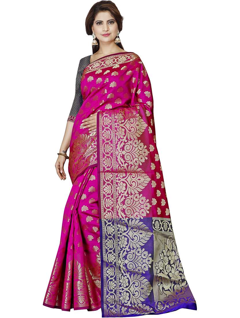 women self design kanjivaram saree