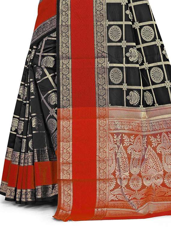 women self design banarasi saree - 21696609 -  Standard Image - 3