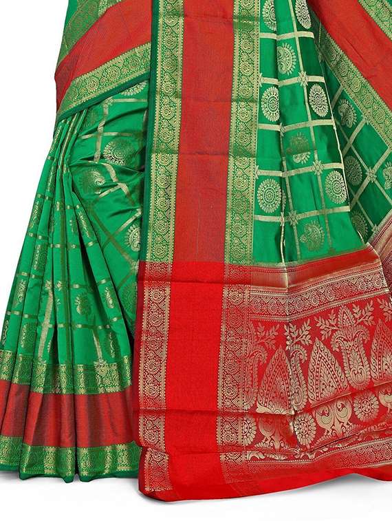 women self design banarasi saree - 21696610 -  Standard Image - 3