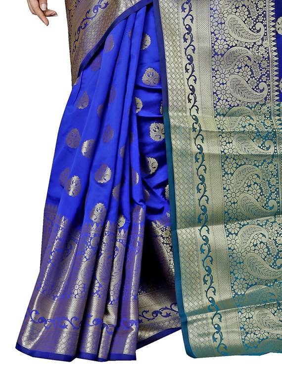 women self design banarasi saree - 21696642 -  Standard Image - 3
