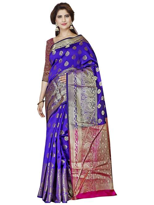women self design banarasi saree - 21696643 - Standard Image - 0