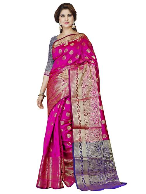 women self design banarasi saree - 21696648 - Standard Image - 0