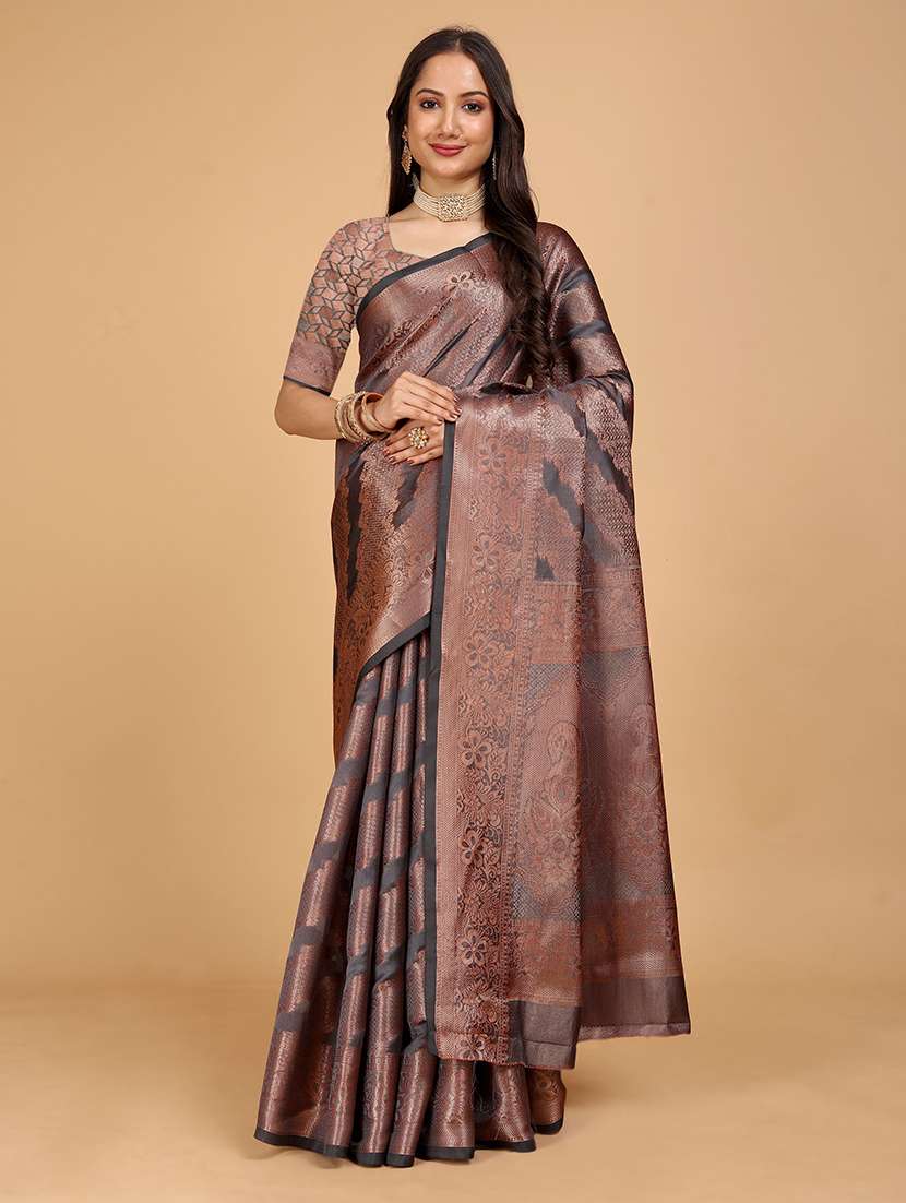 women self design banarasi saree - 21696659 -  Zoom Image - 0