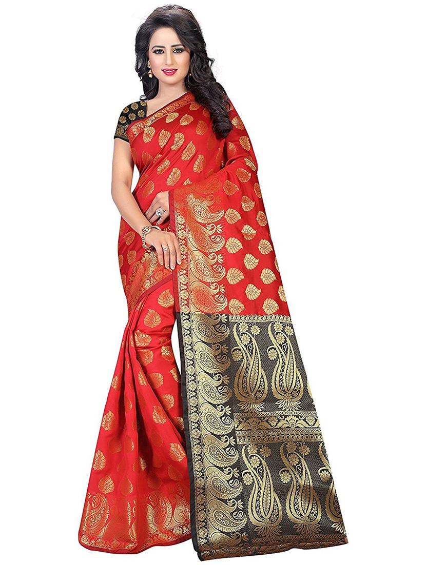 women self design banarasi saree - 21696669 -  Zoom Image - 0